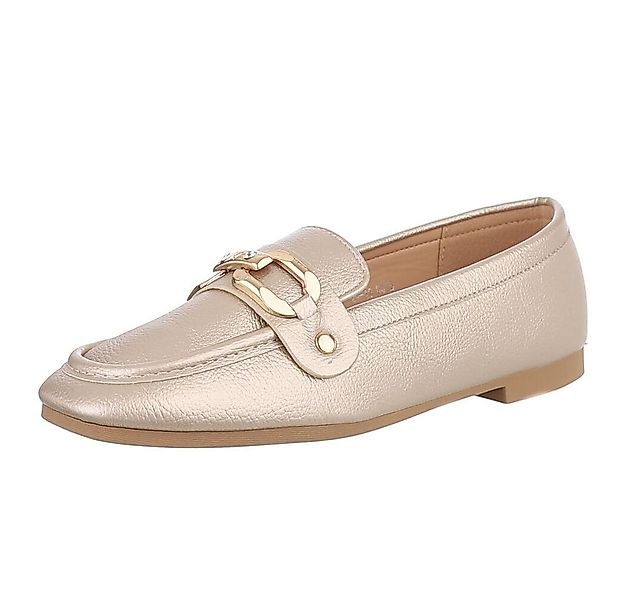 Ital-Design Elegante Loafers für Damen – Hoher Komfort & Stil Slipper (8909 günstig online kaufen