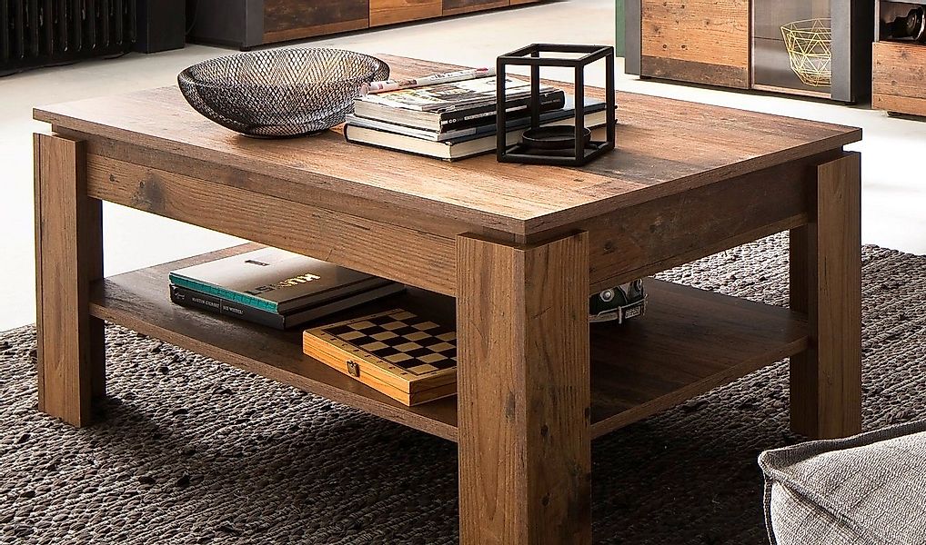 trendteam Couchtisch Couchtisch Wohnzimmertisch, Old Used Wood (no-Set), Br günstig online kaufen