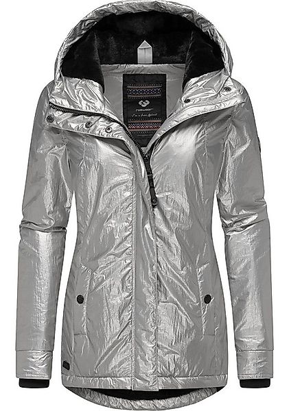 Ragwear Winterjacke Monadde Bling Glänzende warme Jacke mit Kapuze günstig online kaufen