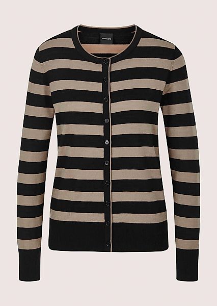 MADELEINE Strickjacke "Strickjacke Langarm Cardigan mit Streifen, Schurwoll günstig online kaufen