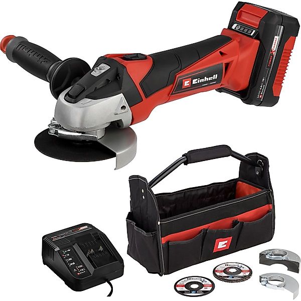 Einhell Winkelschleifer TE-AG 18/115 Li 4,0Ah günstig online kaufen
