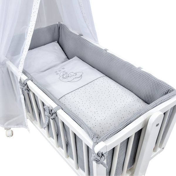 Baby-Delux Babybettwäsche Baby Wiegenset Waffelpique, Textilien, günstig online kaufen