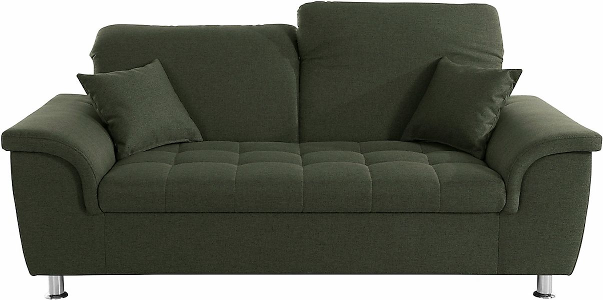 DOMO collection 2-Sitzer "Franzi, zeitlos & elegant, moderne Sitzheftung", günstig online kaufen