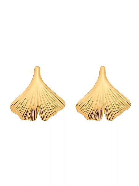 Adelia´s Paar Ohrhänger "375 Gold Ohrringe Ohrstecker Ginkoblatt", Goldschm günstig online kaufen