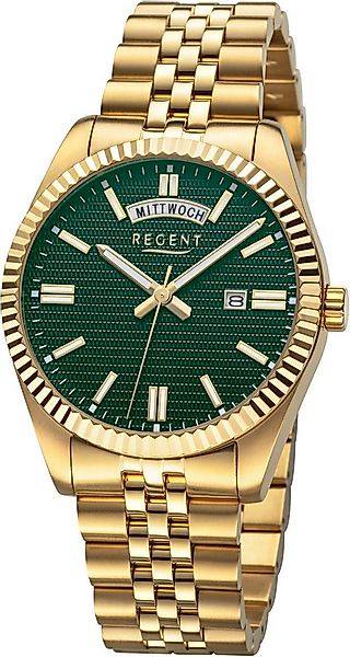 Regent Quarzuhr BA-882 - 1974.45.87, Armbanduhr, Herrenuhr, Edelstahlarmban günstig online kaufen