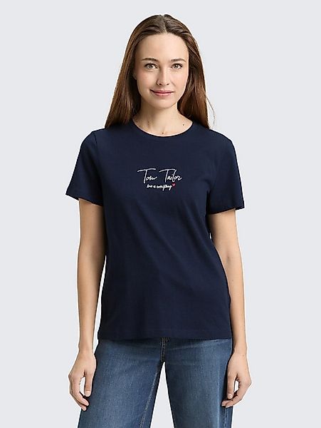 TOM TAILOR T-Shirt T-Shirt T-Shirt mit Logo-Print günstig online kaufen