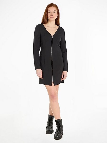 Calvin Klein Jeans Blusenkleid LONG SLEEVE ZIPPED MINI DRESS mit Reißversch günstig online kaufen