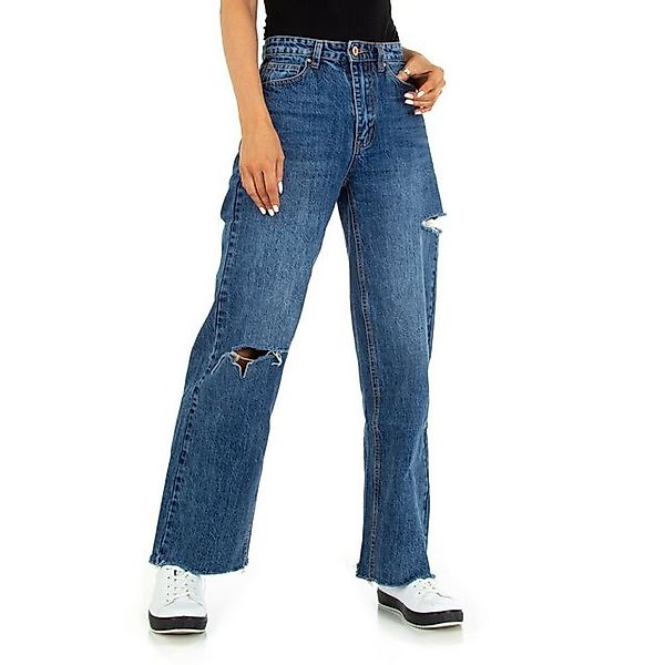 Ital-Design Boyfriend-Jeans Damen Freizeit (78128494) Destroyed-Look Boyfri günstig online kaufen