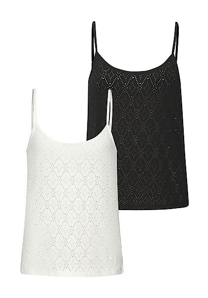LASCANA Spaghettitop mit funkelnden Pailetten (2er-Pack) aus hochwertiger A günstig online kaufen