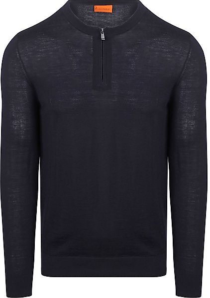 Suitable Crew Zip Merino Navy - Größe XXL günstig online kaufen
