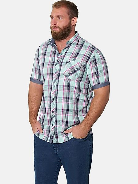 Jan Vanderstorm Kurzarmhemd ESKIEL mit Kontrastbesätzen günstig online kaufen