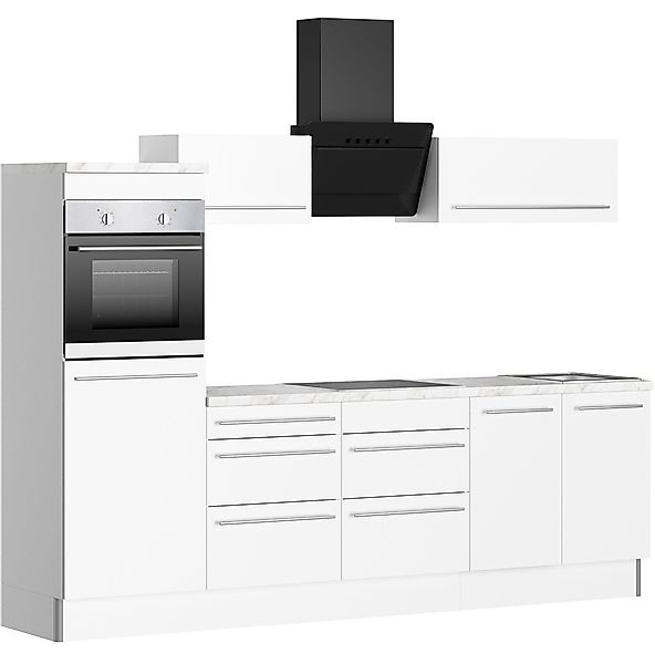 KOCHSTATION Küche "KS-Bern2", Breite 270 cm, wahlweise mit E-Geräten, Seite günstig online kaufen