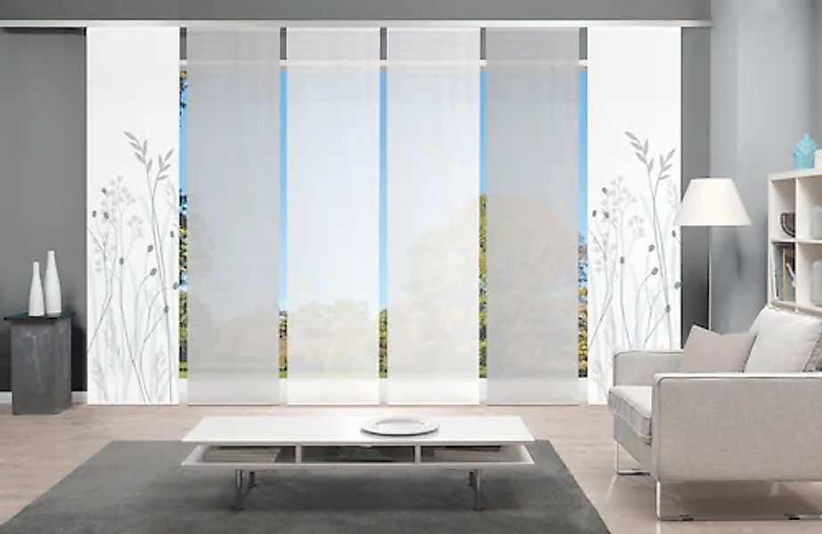 Vision S Schiebegardine »GRASIL 6er SET« Paneelwagen 6 Stk. tlg. Bambus-Opt günstig online kaufen