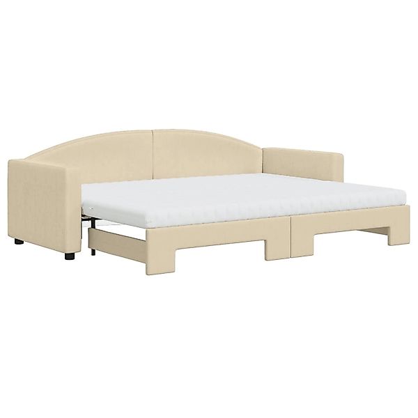 vidaXL Bett Tagesbett Ausziehbar mit Matratzen günstig online kaufen