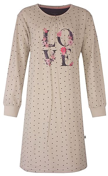 Tenderness Nachthemd Damen Schlafshirt langer Arm günstig online kaufen