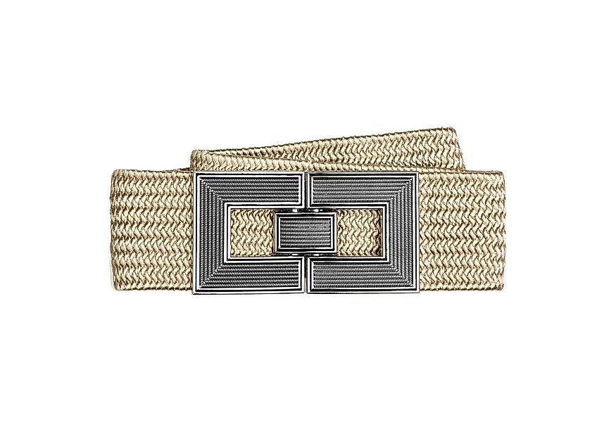 Caspar Taillengürtel GU328 für Damen mit Stretch und stylischer Metallschli günstig online kaufen