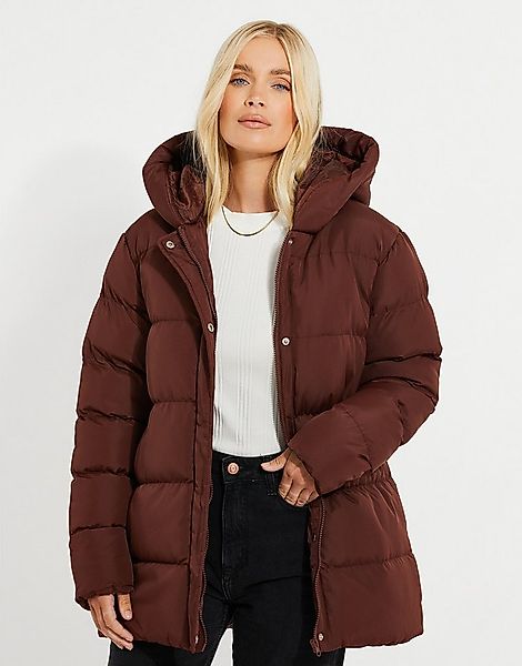 Threadbare Steppjacke THB Curve Hayley Puffer Jacket mit gemütlicher Kapuze günstig online kaufen