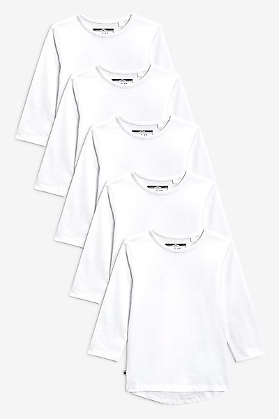 Next Langarmshirt Langarmshirts im 5er-Pack (5-tlg) günstig online kaufen