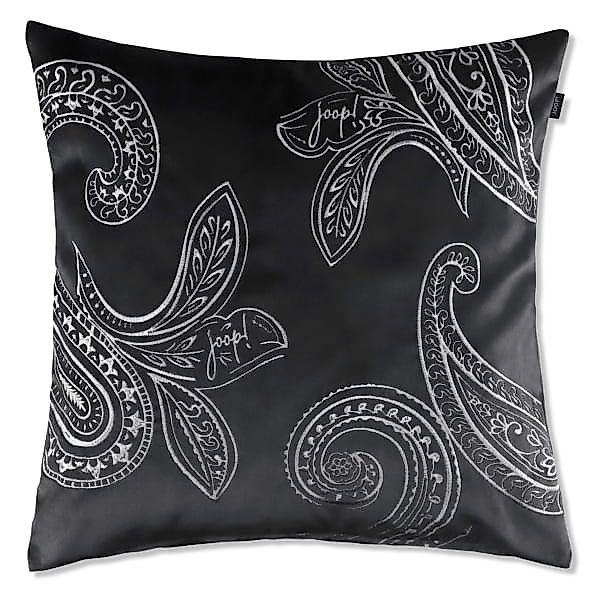 JOOP! Kissenhüllen Paisley - Farbe: Schwarz - 002 - 50x50 cm günstig online kaufen