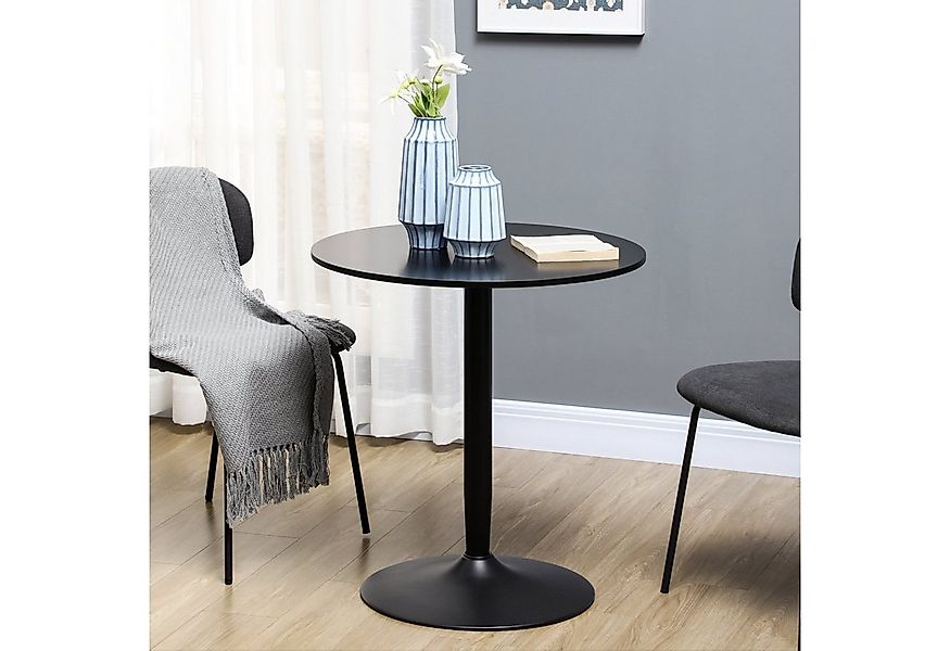 HOMCOM Esstisch Moderner Küchentisch mit Stahlfuß (Küchentisch, 1-St., Essz günstig online kaufen