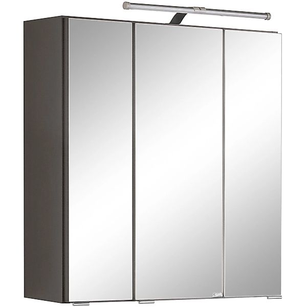 Held Möbel 3D-Spiegelschrank Molina 60 cm Graphitgrau günstig online kaufen