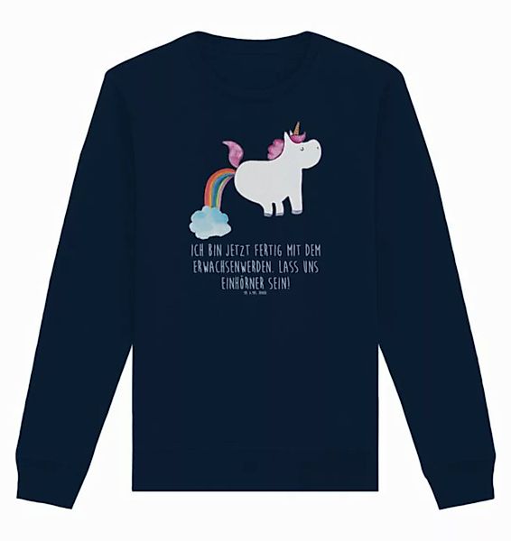 Mr. & Mrs. Panda Longpullover Größe XXL Einhorn Pupsen - French Navy - Gesc günstig online kaufen