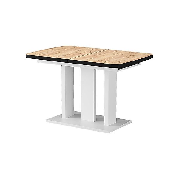 Vicco Esstisch Fenaro, Schwarz/Goldkraft Eiche/Weiß, 120 günstig online kaufen