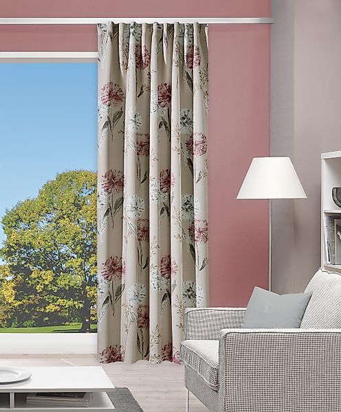 HOME WOHNIDEEN Verdunkelungsvorhang »PEPPE« Multifunktionsband 1 Stk. tlg. günstig online kaufen