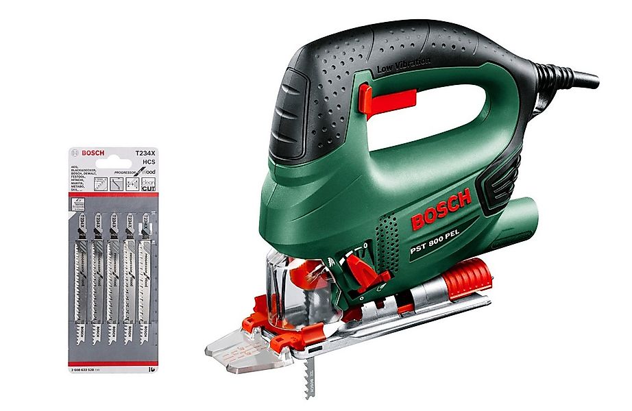 Bosch Home & Garden Pendelhubstichsäge PST 800 PEL, Set, 5-St., inkl. Sägeb günstig online kaufen