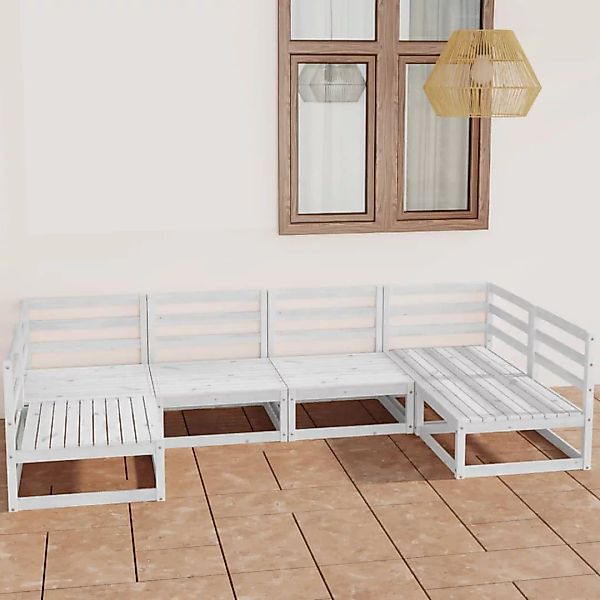 6-tlg. Garten-lounge-set Kiefer Massivholz günstig online kaufen