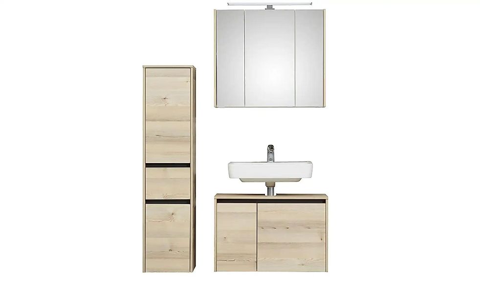 Badkombination  Dillinger See ¦ holzfarben ¦ Maße (cm): B: 115 H: 200 Schrä günstig online kaufen