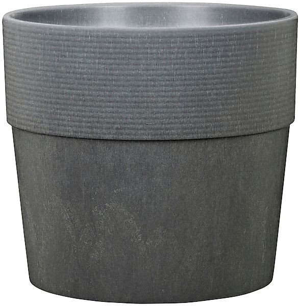 Scheurich Blumentopf 224/40 groove carbon günstig online kaufen