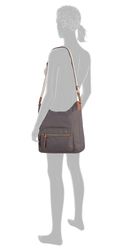 camel active Hobo "Bari" aus hochwertigem matten Nylon mit gestreiftem Gewe günstig online kaufen