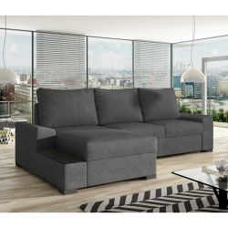 Ecksofa Sofa mit Schlaffunktion und Armlehnen günstig online kaufen