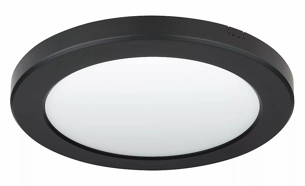 Globo Lighting Deckenleuchte   ¦ schwarz ¦ Maße (cm): B: 22 H: 1,8 T: 22.0 günstig online kaufen