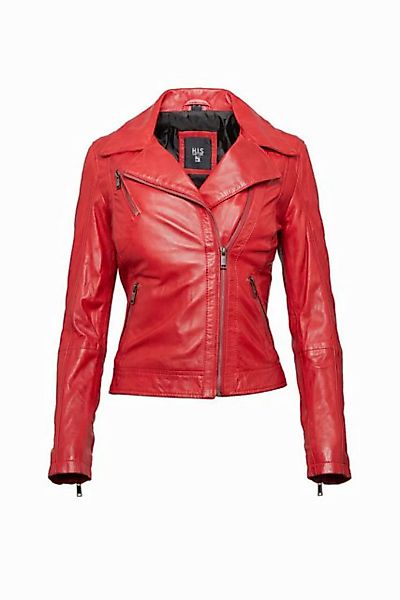 H.I.S Lederjacke im Biker-Stil günstig online kaufen