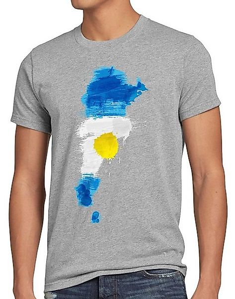 style3 T-Shirt Flagge Argentinien Fußball Sport Argentina WM EM Fahne günstig online kaufen