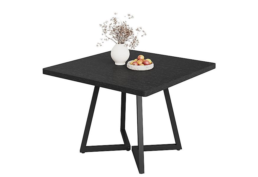 Tribesigns Esstisch küchentisch für 4 Personen, Braun 80 x 80 cm günstig online kaufen