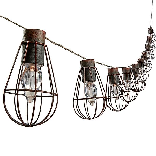 Dehner LED Solarleuchte Solar-Lichterkette Retro mit günstig online kaufen
