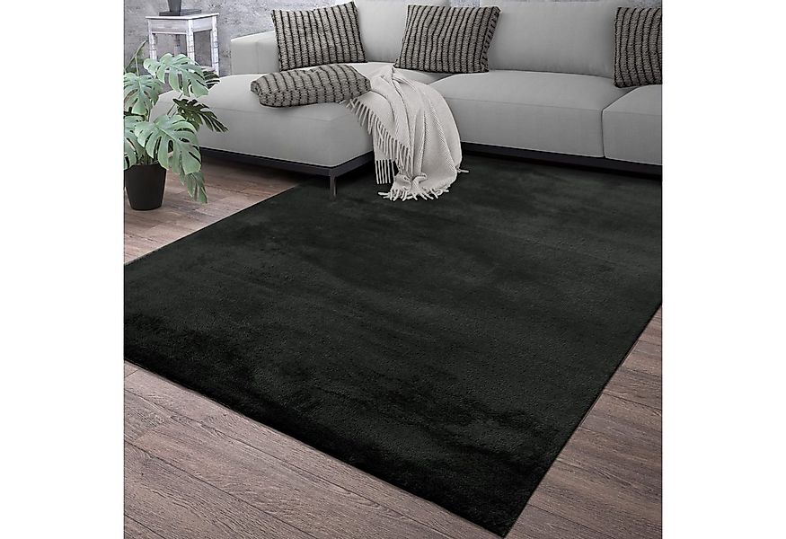TT Home Teppich, Rechteckig, Höhe: 14 mm, Wohnzimmer Kurzflor Einfarbig Mod günstig online kaufen