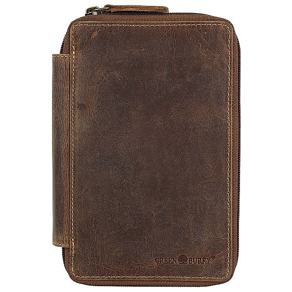 Greenburry Federmäppchen Vintage Leder Stifteetui Federmäppchen günstig online kaufen