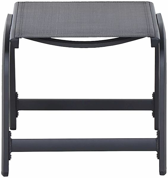 Siena Garden Hocker Tesoro 52 cm x 51 cm x 44 cm Anthrazit Matt günstig online kaufen