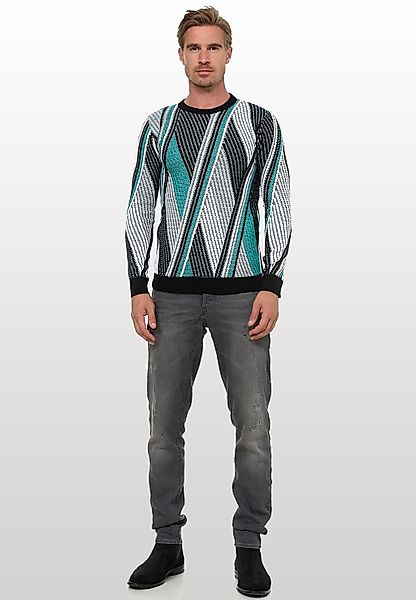 Rusty Neal Strickpullover im Colorblock-Design günstig online kaufen