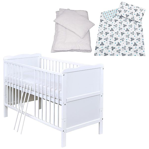 Baby-Delux Komplettbett Babybett Max Komplettset, 8-tlg., günstig online kaufen
