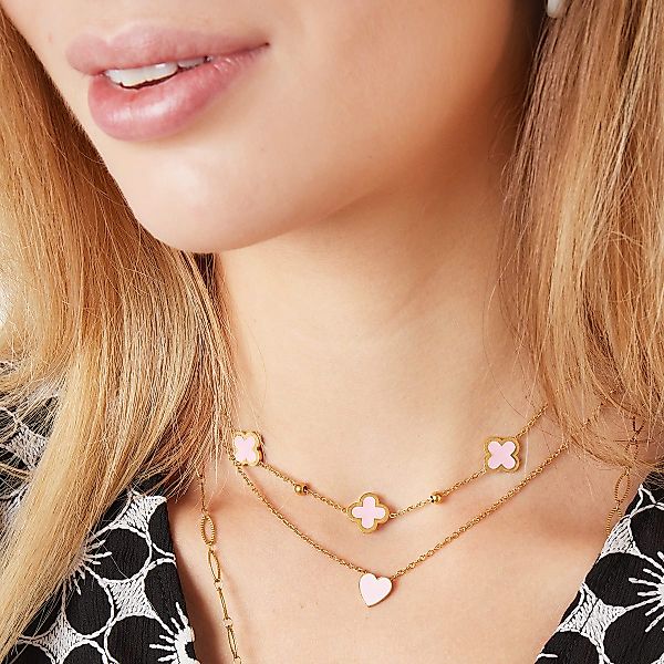 Cala Rose Edelstahlkette HAPPY HEART günstig online kaufen