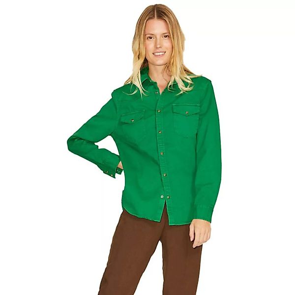Jjxx Hanna Relaxed Western Langarm Hemd M Jolly Green günstig online kaufen