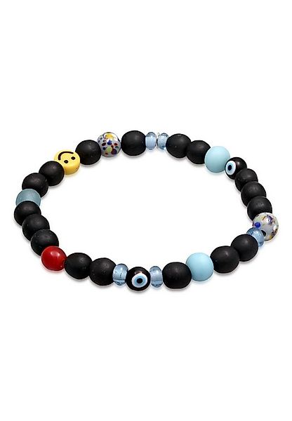 Kuzzoi Bead-Armband-Set Evil Eye Bead Glas Harz Perlen 925 Sterling Silber günstig online kaufen