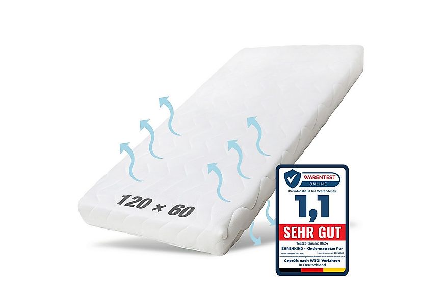 Babymatratze Pur, Babymatratze für Babybett, Baby Matratze, Ehrenkind, 8 cm günstig online kaufen