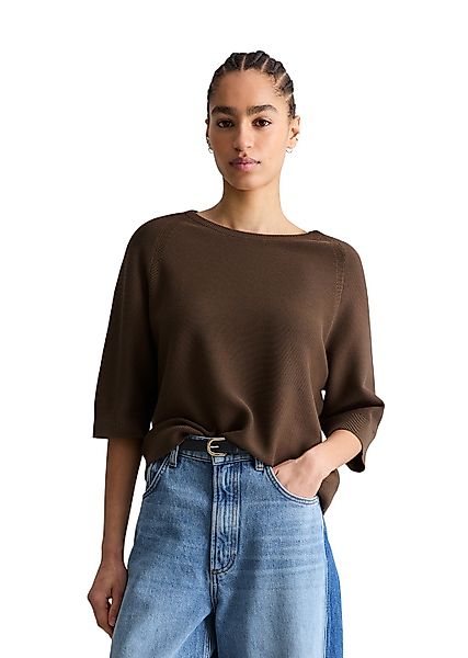 Marc OPolo DENIM Strickpullover "aus kompaktem Baumwollgarn" günstig online kaufen