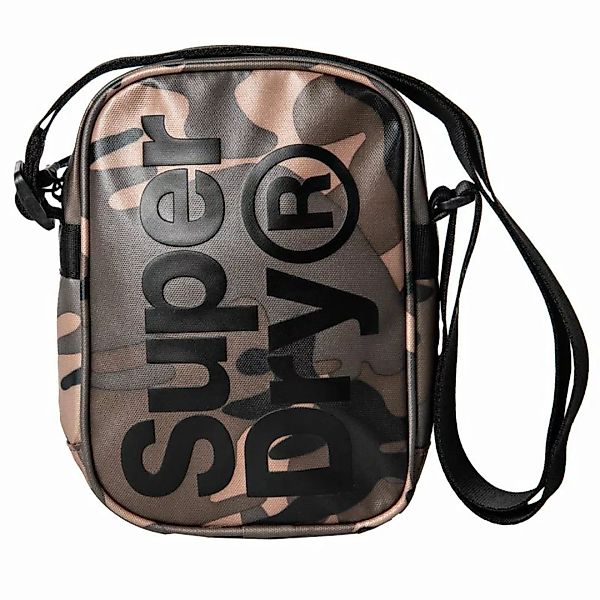 Superdry Unisex Umhängetasche - Side Bag, Logo, 23x16x6cm (HxBxT) Camouflag günstig online kaufen